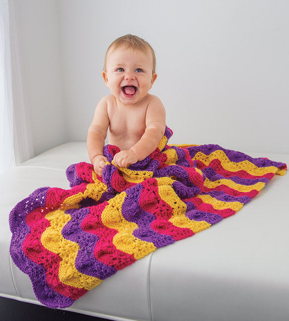 Scalloped Baby Blanket Pattern