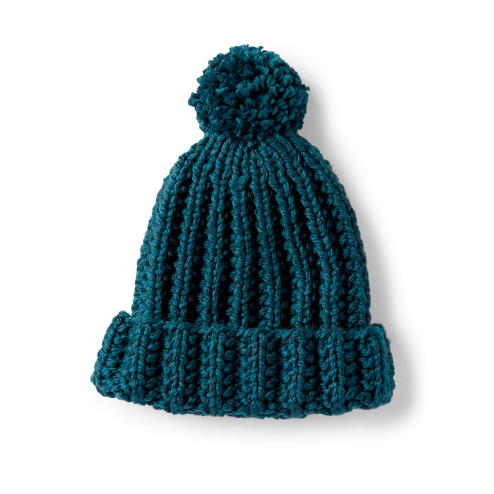 Free Basic Knit Ribbed Family Hat Pattern