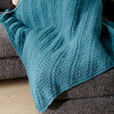 Free Reversible Knit Lap Blanket Pattern