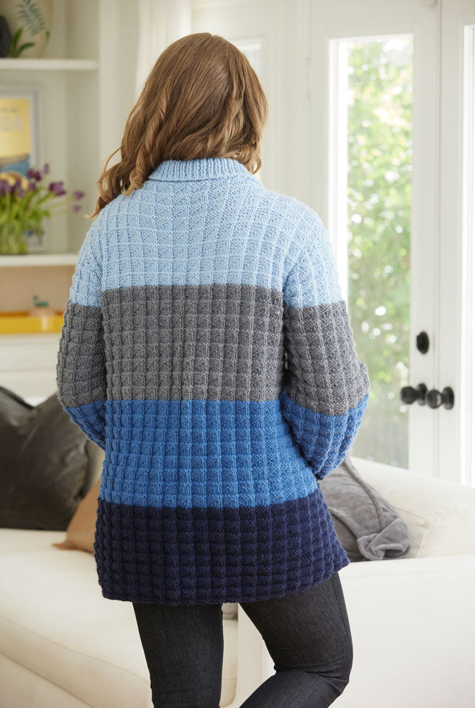 Knit Triangles Cardigan – Mary Maxim