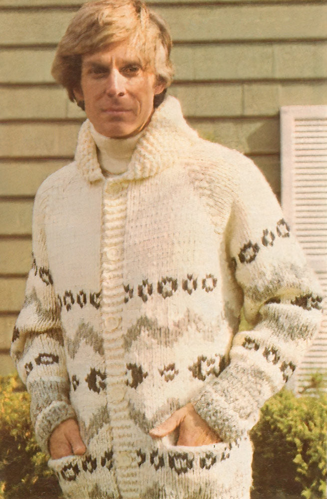 Men's or Ladies' Cardigan Pattern – Mary Maxim
