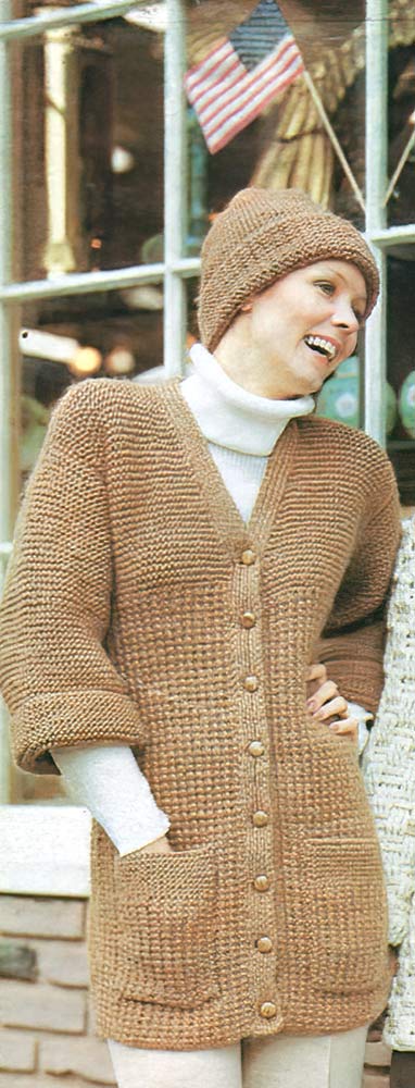 Knitted Jacket & Hat Pattern – Mary Maxim