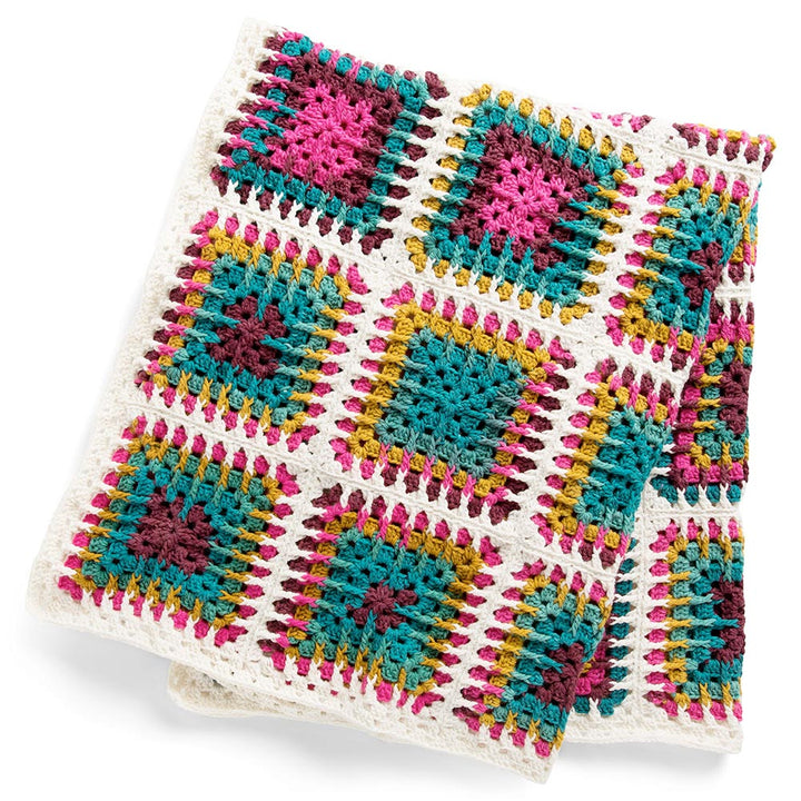 Free Crochet Kaleidoscope Throw Pattern