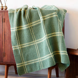 Free Simple Plaid Crochet Blanket Pattern