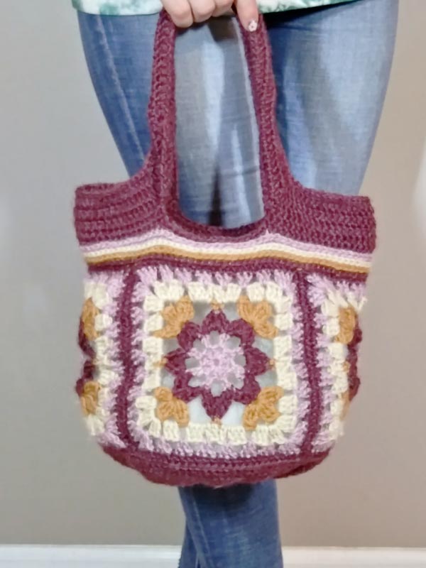 Free Crochet Motif Bag Pattern