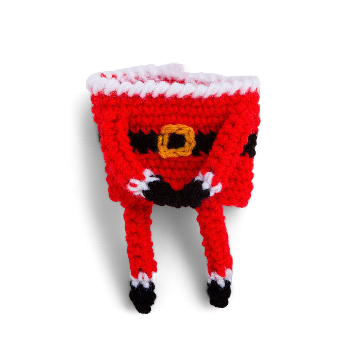 Free Santa & His Elf Crochet Cup Cozies Pattern