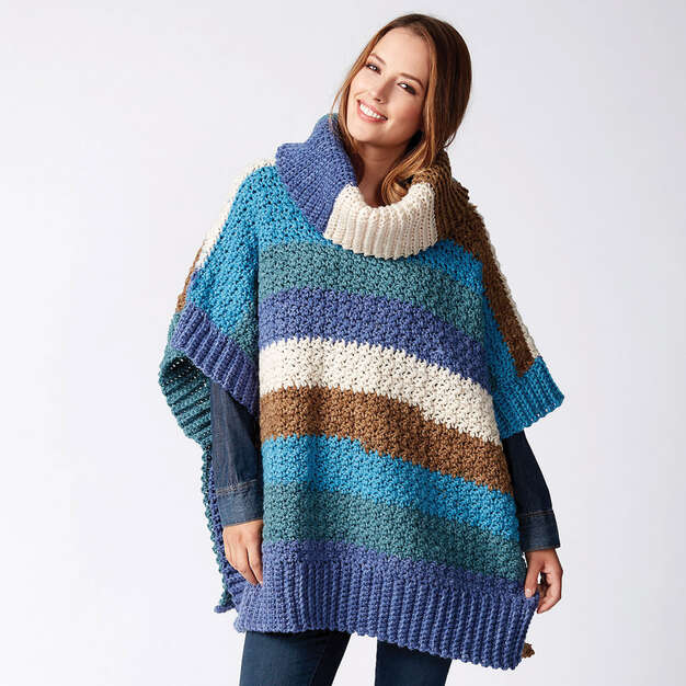 Free Mom and Me Crochet Ponchos Pattern