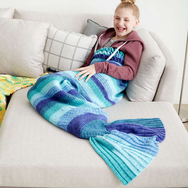 Free Mermaid Tail Snuggle Sack Pattern