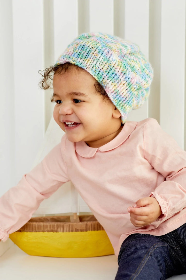 Free Child's Top Down Knit Hat Pattern
