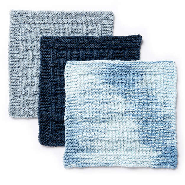 Free Textured Knit Dishcloth Pattern