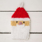 Free Santa Scrubby Mitt Crochet Pattern