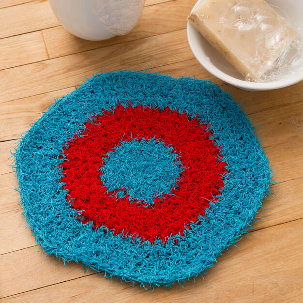 Free Hexagon Crochet Dishcloth Pattern