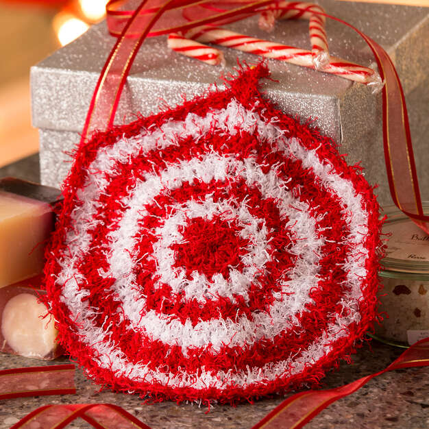 Free Peppermint Scrubby Crochet Pattern