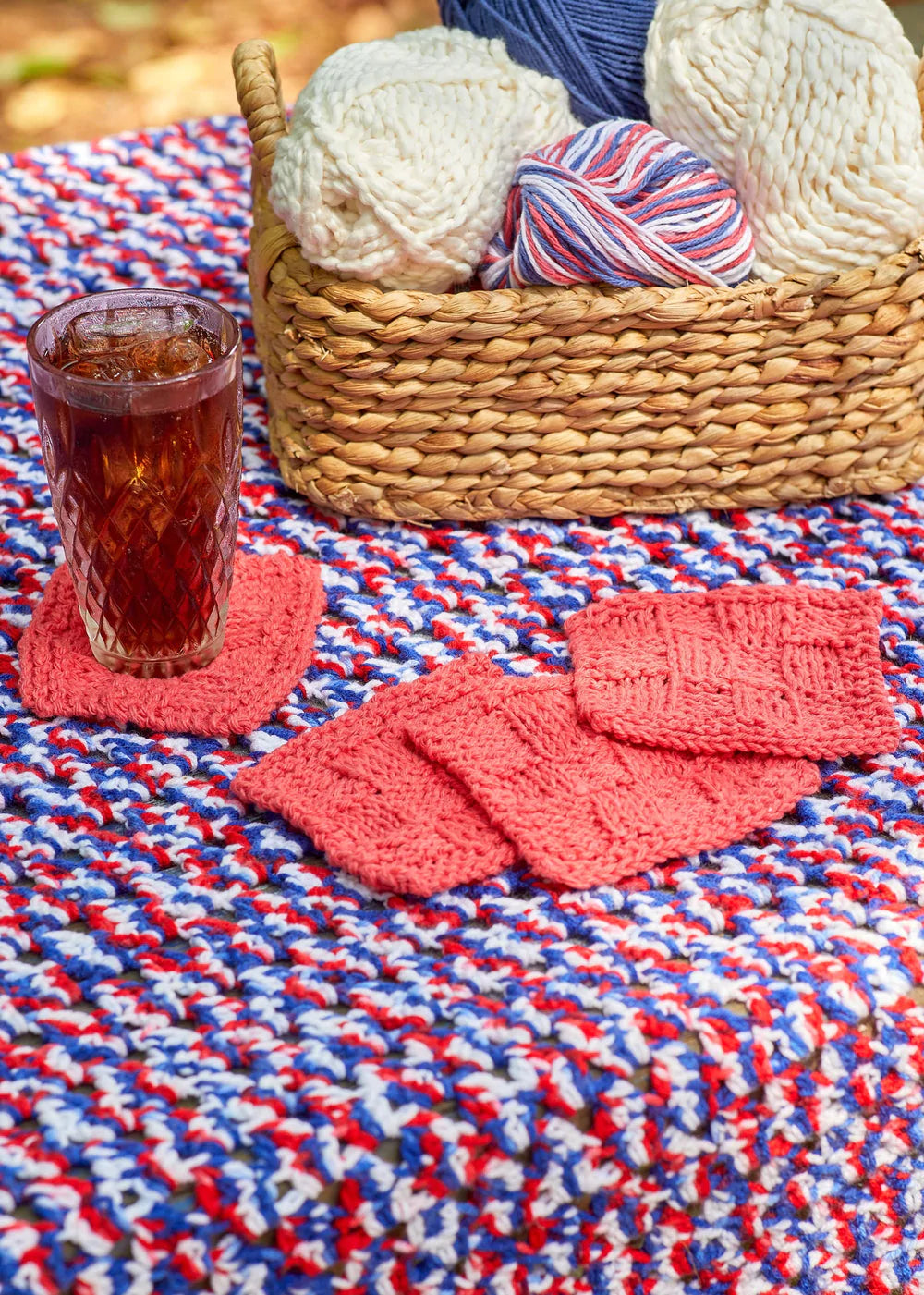 Free Fruit Pie Coasters Pattern