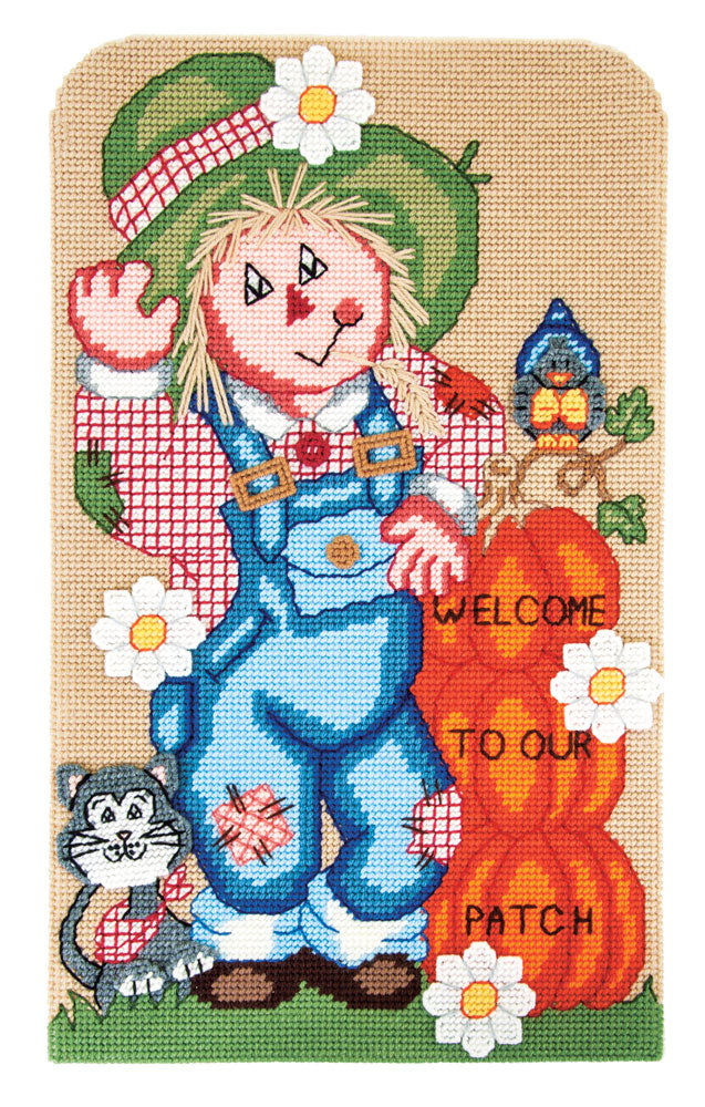 Welcome To Our Patch Plastic Canvas Wall Hanging Kit – Mary Maxim