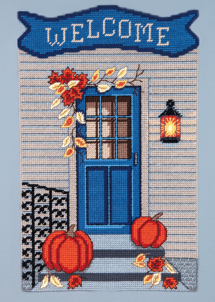 The Blue Door Plastic Canvas Wall Hanging Kit