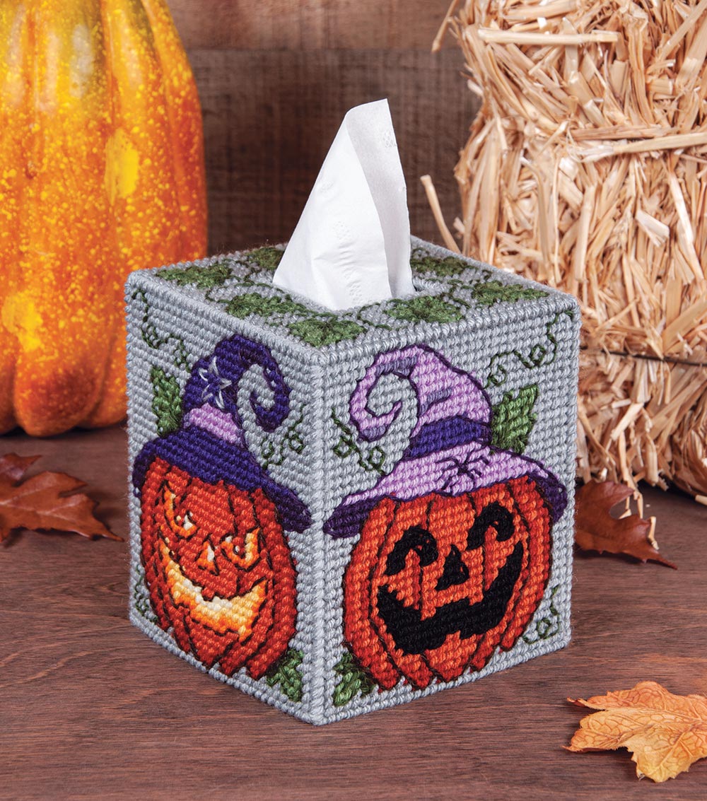 jack-o-lantern-tissue-box-cover-plastic-canvas-kit-mary-maxim for Printable Free Plastic Canvas Patterns To Print Jack-O-Lantern Tissue Box Cover Plastic Canvas Kit – Mary Maxim for Printable Free Plastic Canvas Patterns To Print