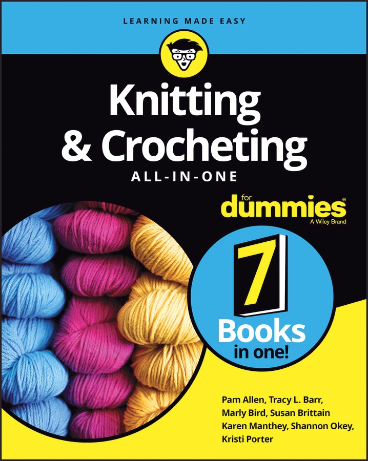 Knitting and Crocheting All-in-One for Dummies Book