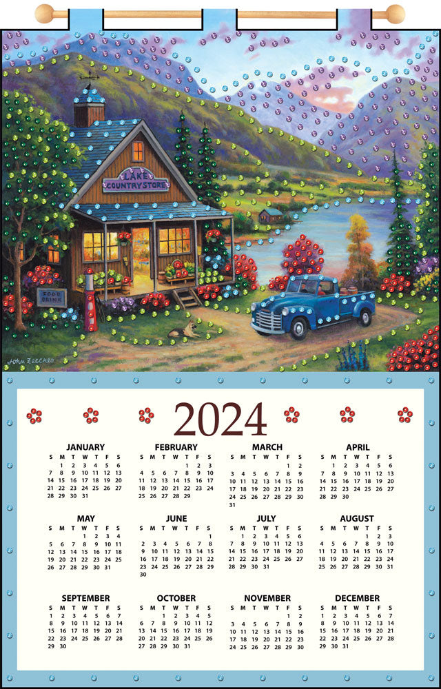 Country Store 2024 Felt Calendar