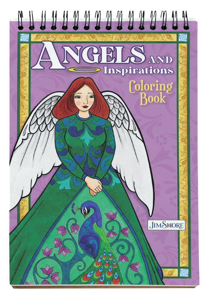 Angels and Inspirations Coloring Book
