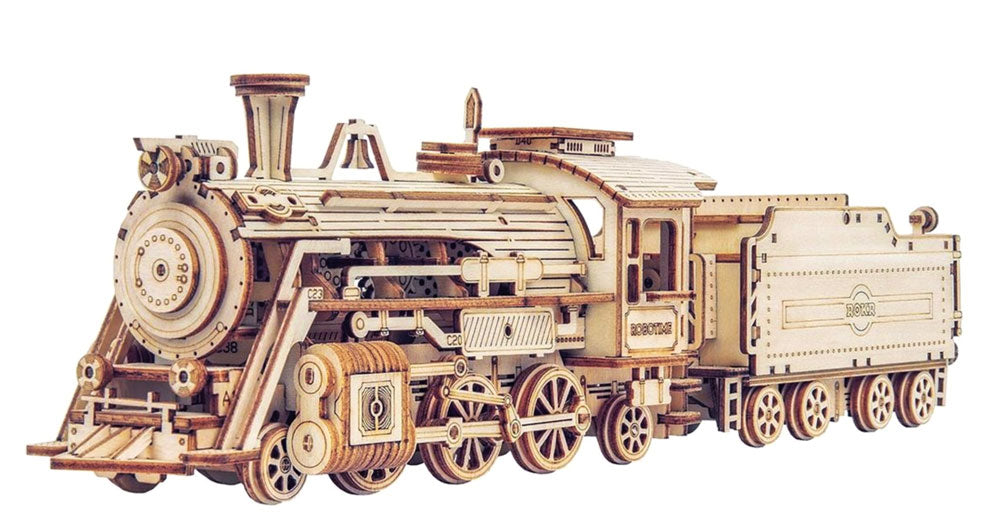Prime Steam Express Wood Model Kit