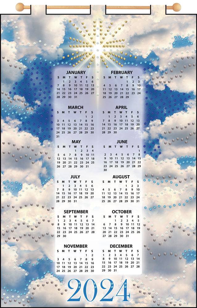 Heavenly Skies 2024 Felt Calendar