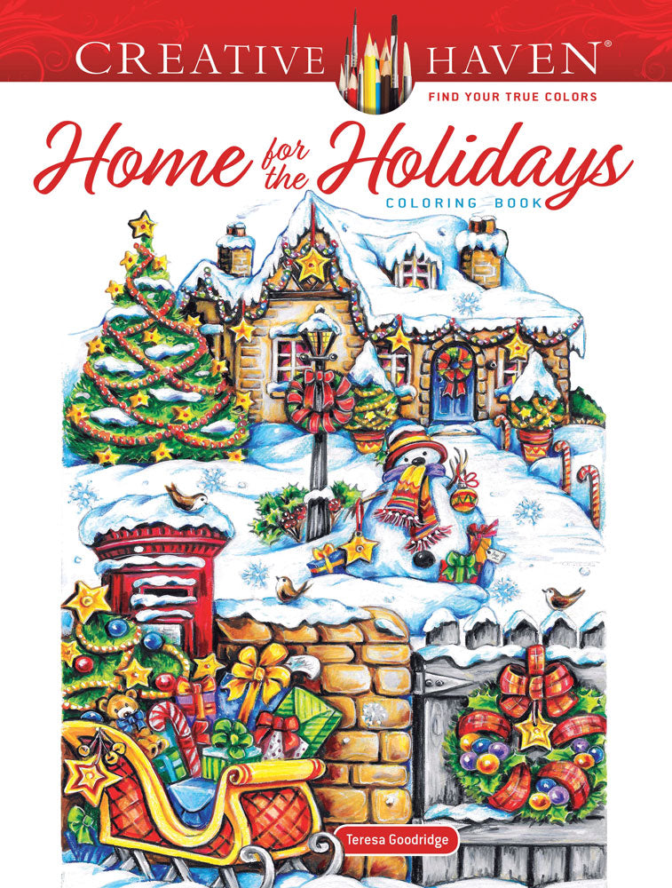Home For The Holidays Coloring Book