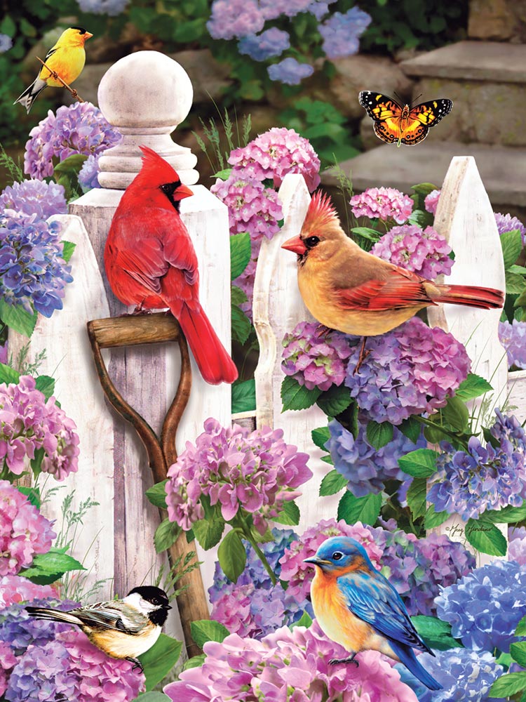 Cardinals and Friends Jigsaw Puzzle