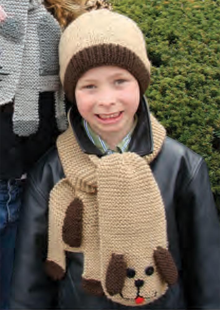 Kids Dog Hat and Scarf Pattern