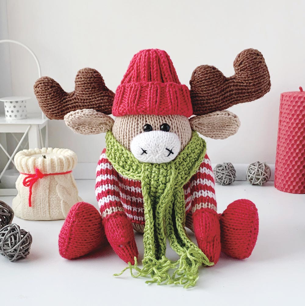 Christmas Moose Knit Kit