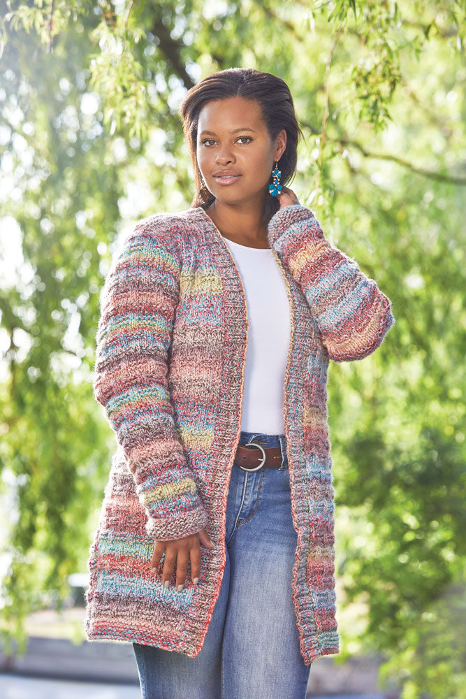 Chunky Free Knitting Patterns Ladies Cardigans Jackets Garter