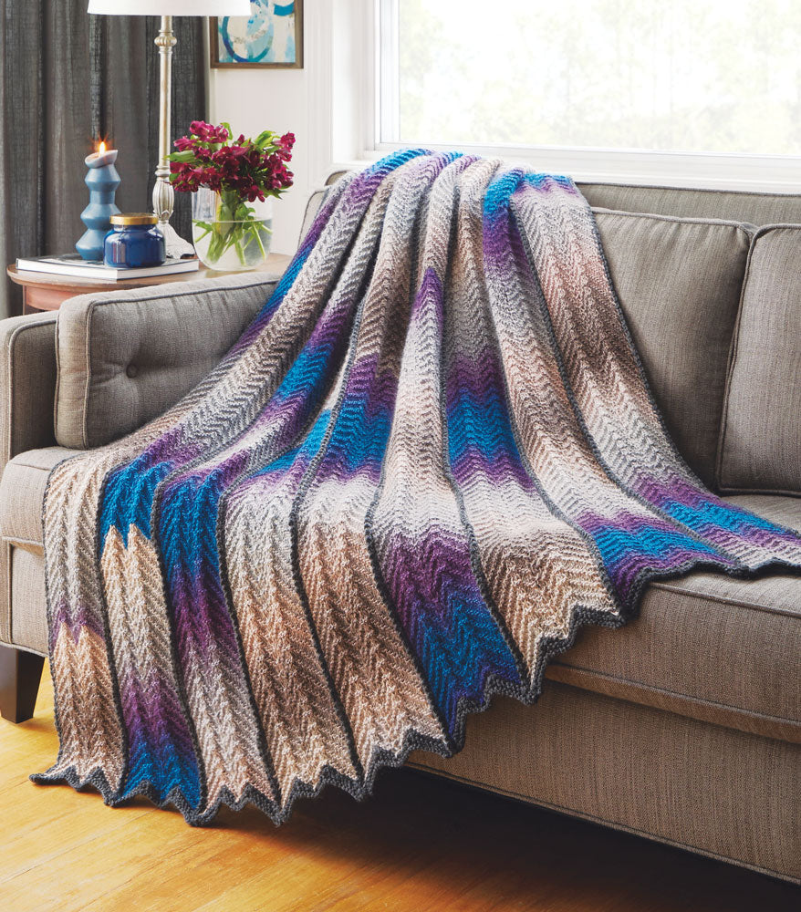 Diffuser Throw Pattern Double Chevron Throw Pattern – Mary Maxim