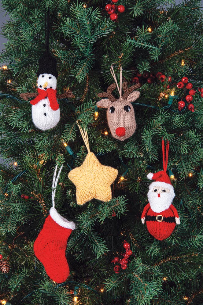 Festive Knit Ornaments Kit