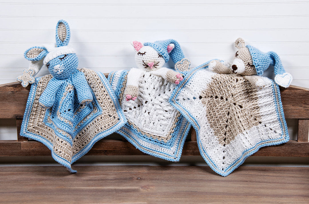 Sleepytime Snugglies Crochet Kit, Blue