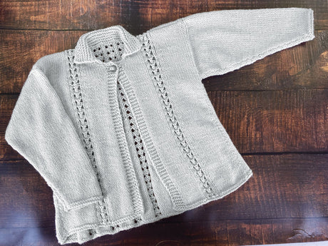 Cardigan à œillets enfant