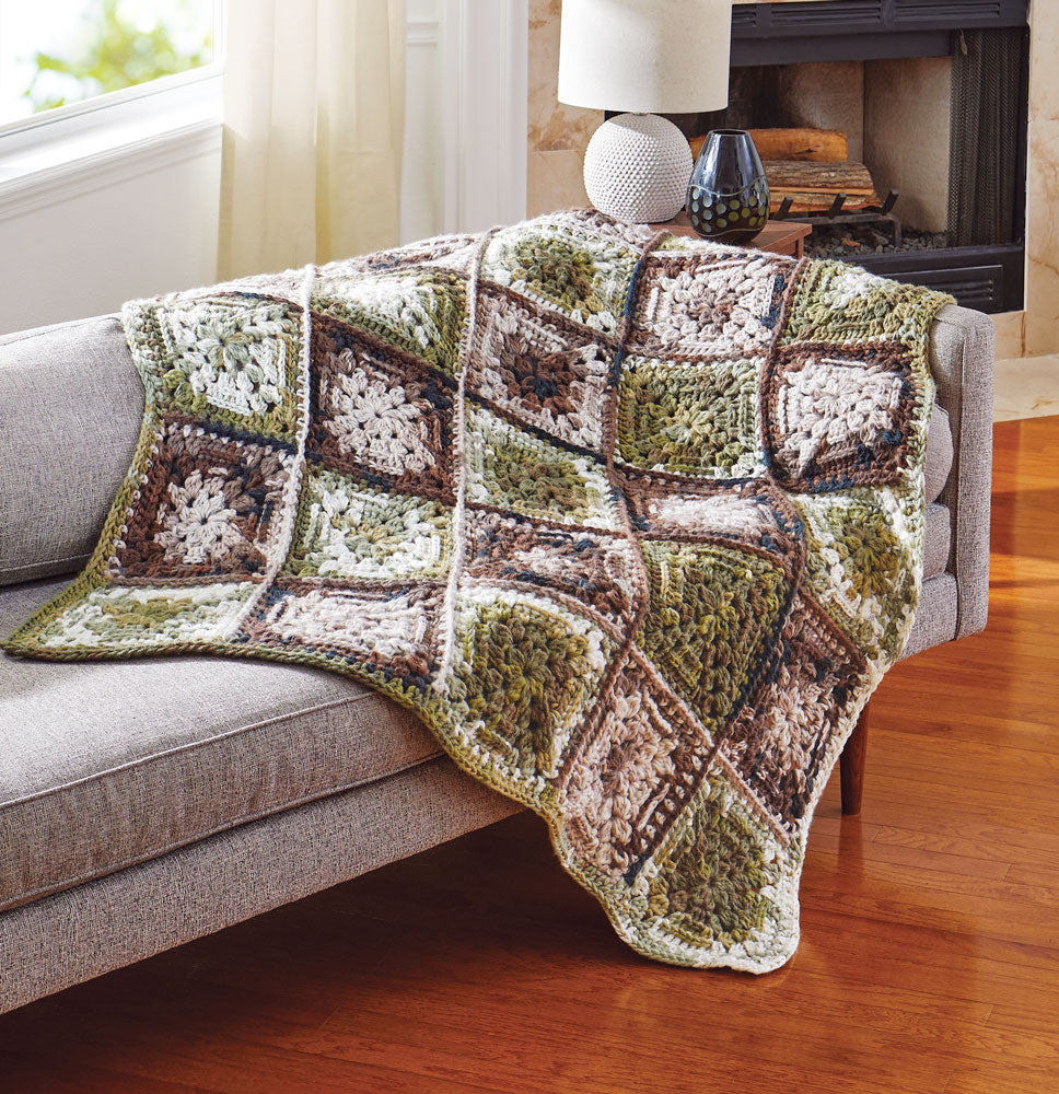 Granny Blocks Blanket Pattern