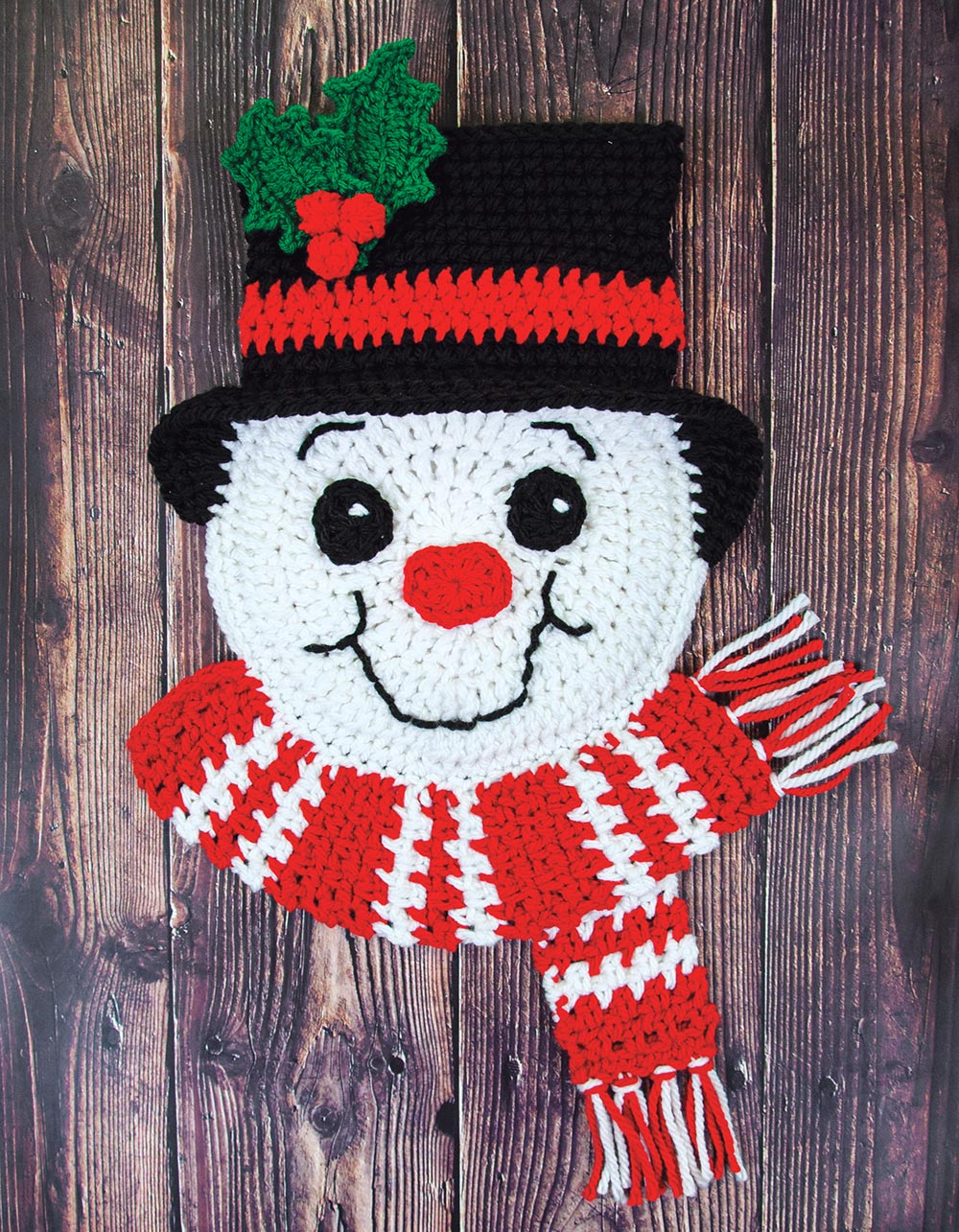 Snowman Door Hanging Crochet Kit