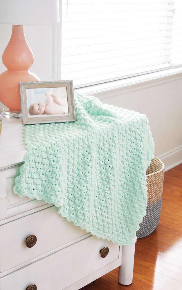 Puffs & Shells Baby Blanket Pattern