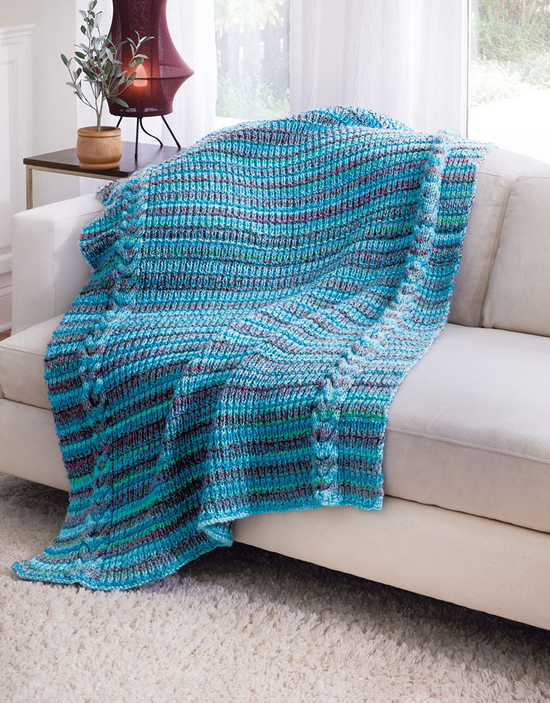 Marvelous Ribs Blanket Pattern