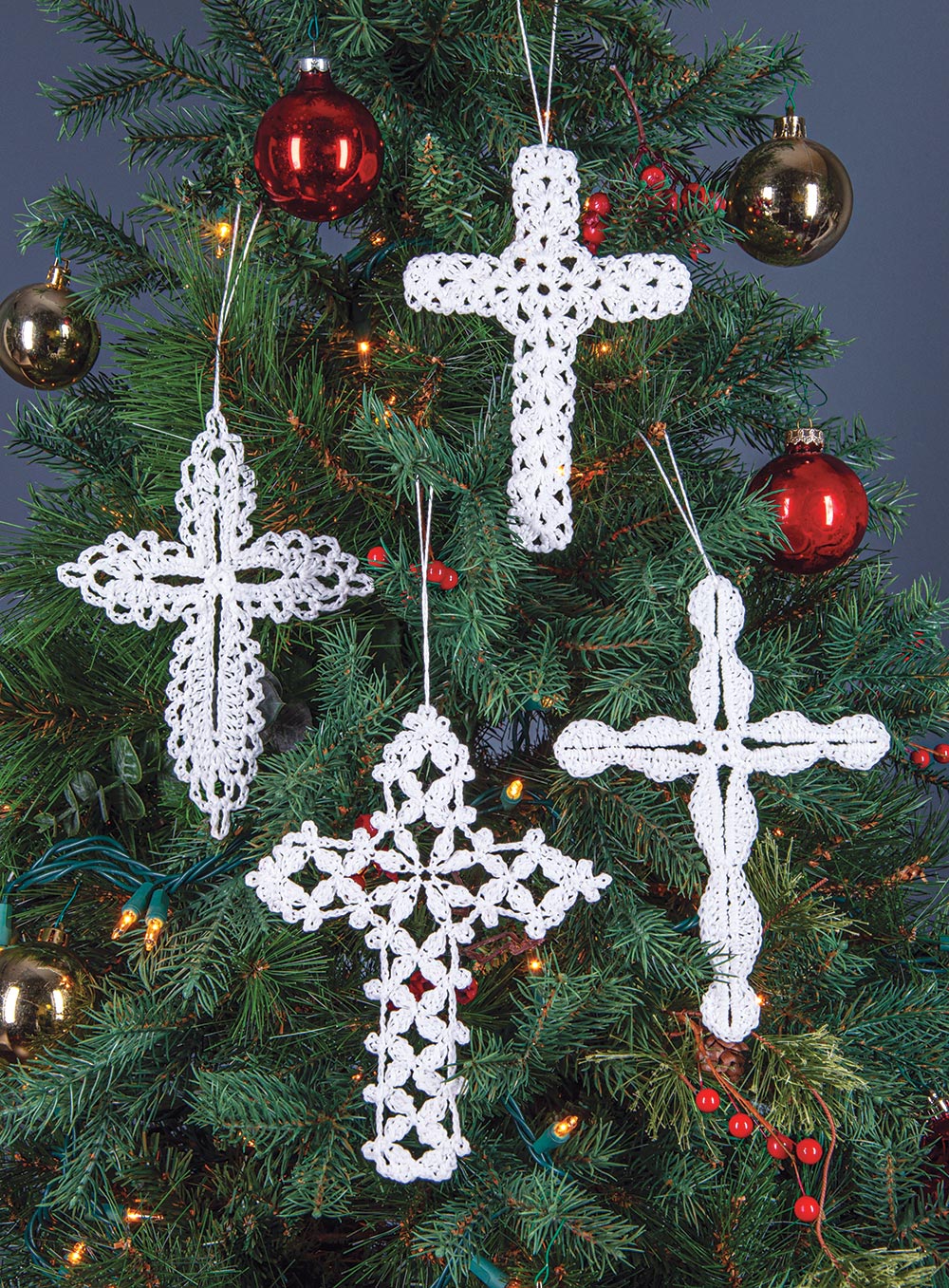 Ornamental Crosses Crochet Ornament Kit