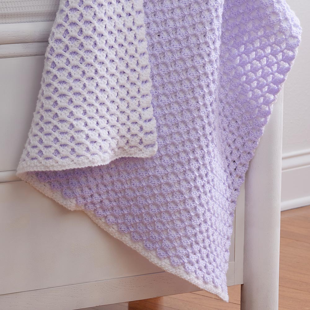 Reversible Pilar Stitch Blanket – Mary Maxim