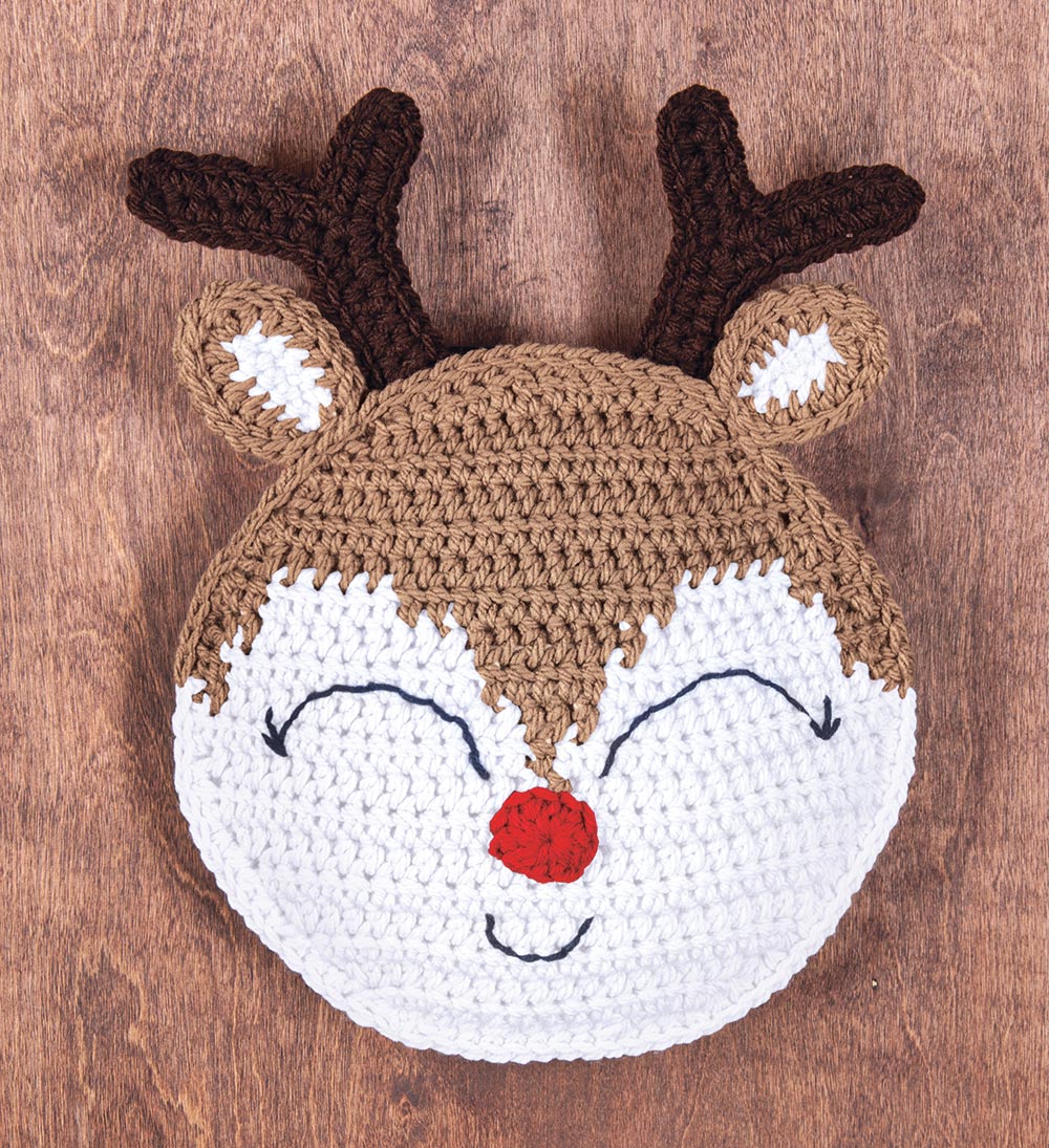 Rudolph Door Hanging Crochet Kit