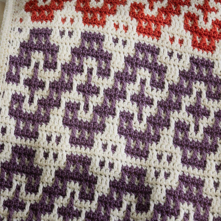 Mosaic Crochet Blanket