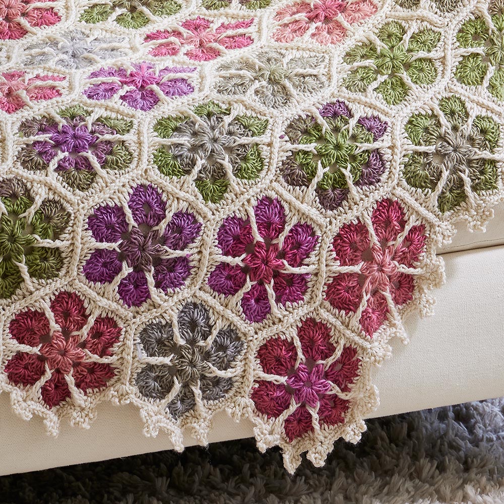 Premier Modern Bouquet Blanket Crochet Kit