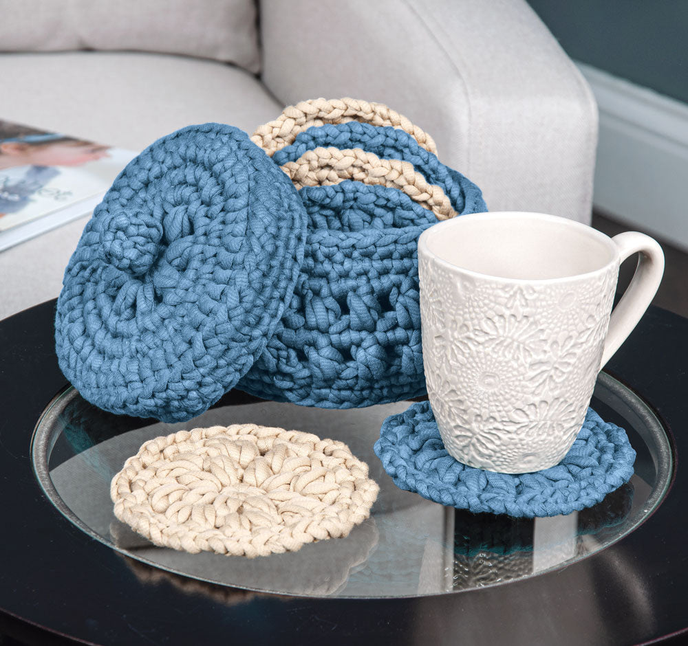 Home Coaster and Holder Set – Mary Maxim