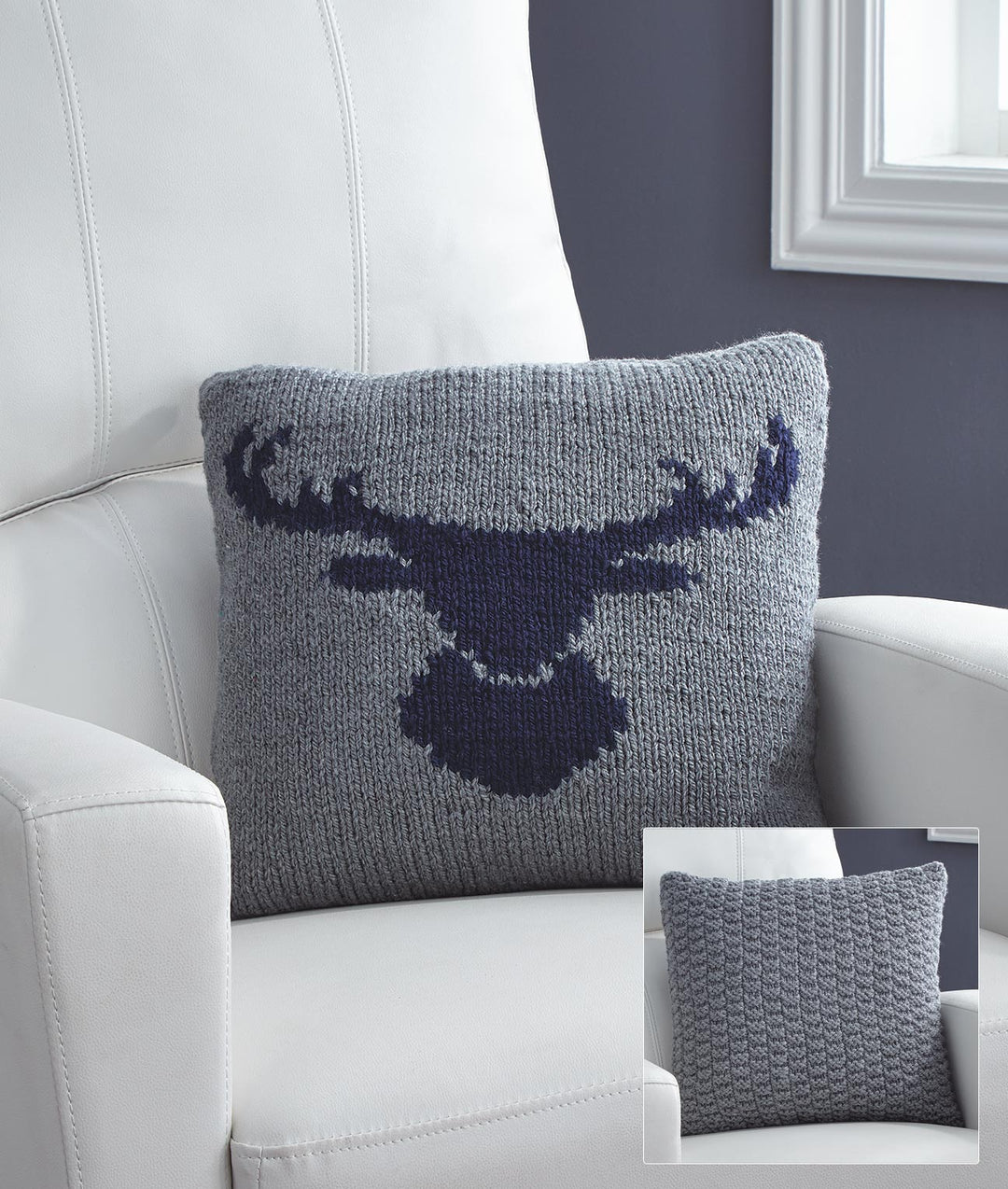 Stag Head Pillow Cover Pattern