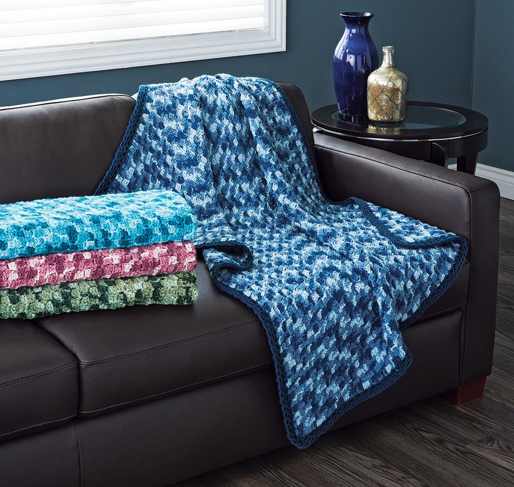 Easy Diagonal Blanket Pattern