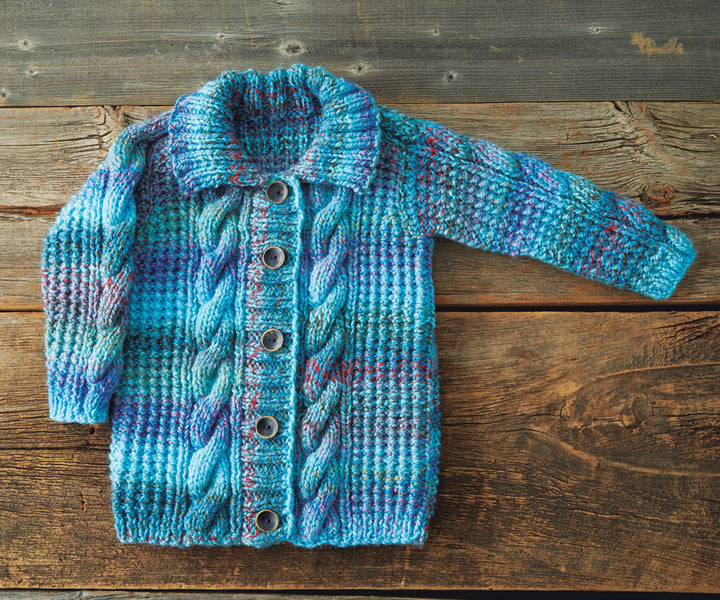 Kids Cabled Cardigan