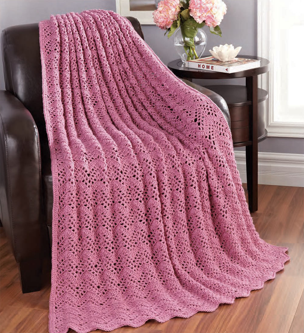 Bands of Lace Ripple Pattern