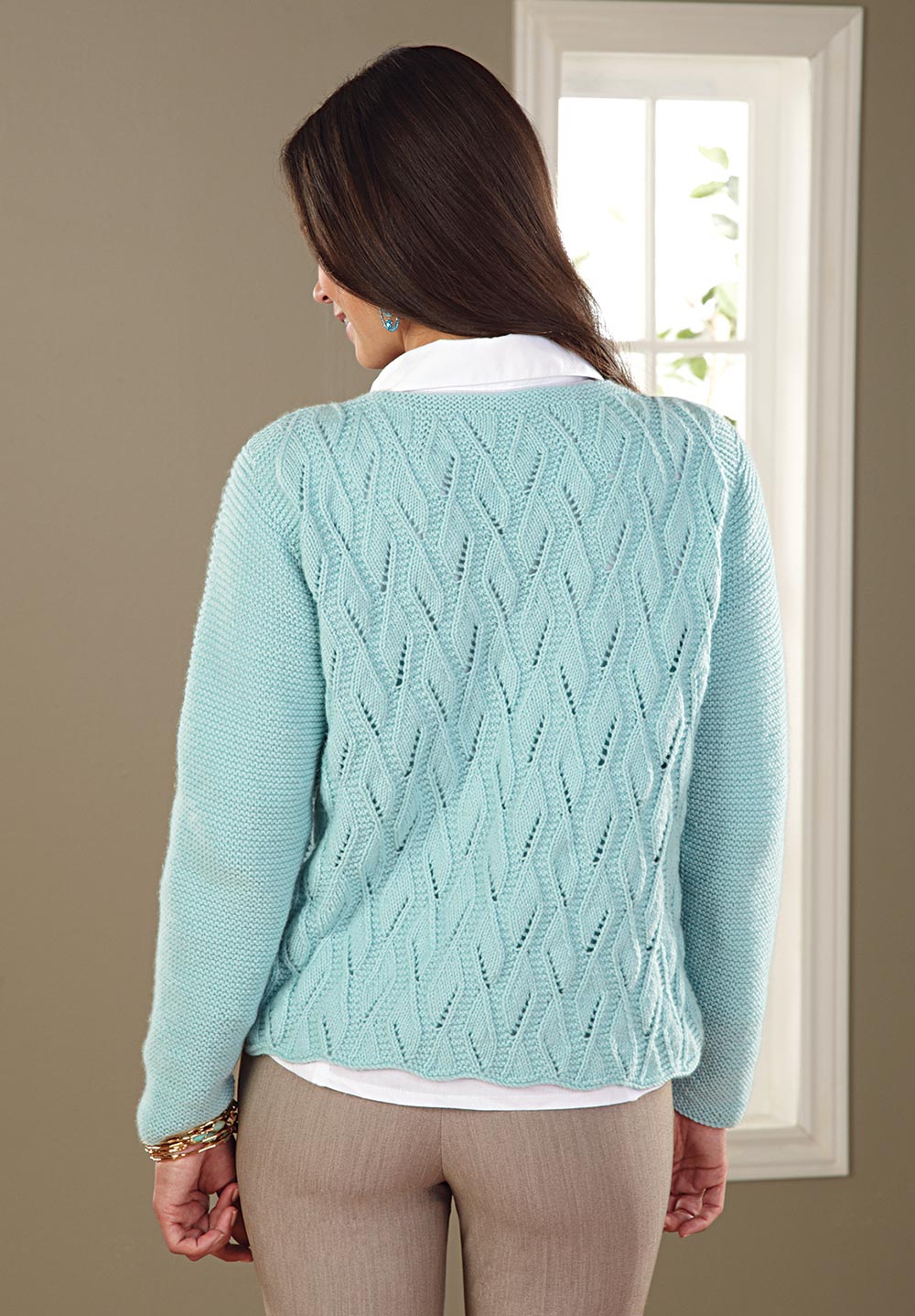 V-Neck Cardigan Pattern